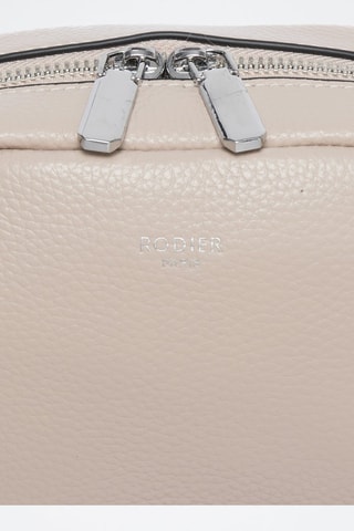 Sac bandoulière en cuir Tempête - Beige clair