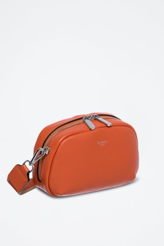 Sac bandoulière en cuir Tempête - Orange
