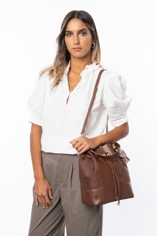 Sac seau Saphir Chocolat