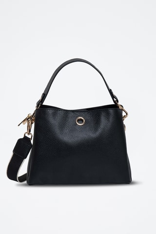 Sac à main en cuir Margarita - Noir