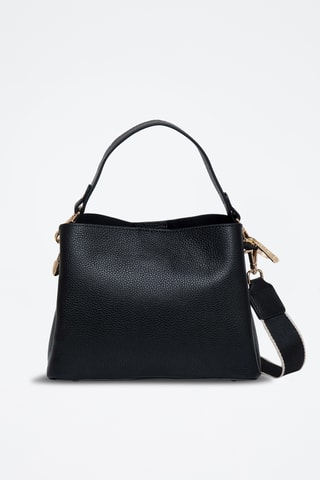 Sac à main en cuir Margarita - Noir