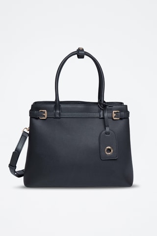 Sac à main en cuir Monaco - Noir