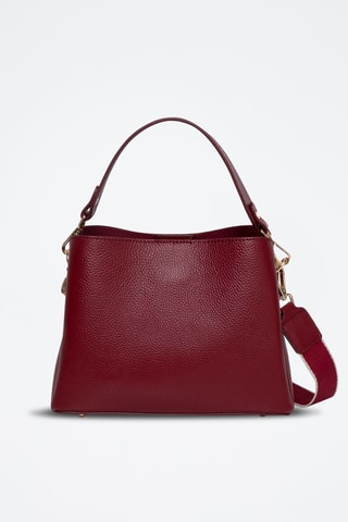 Sac à main en cuir Margarita - Bordeaux