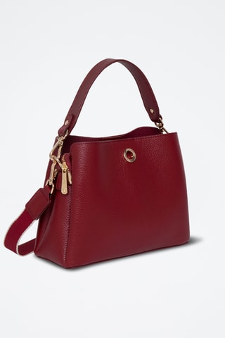 Sac à main en cuir Margarita - Bordeaux