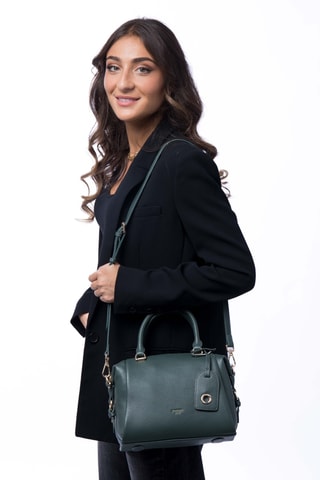 Sac à main en cuir Vodka - Vert foncé