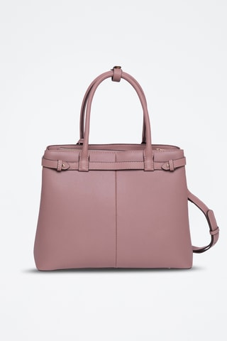 Sac à main en cuir Monaco - Mauve