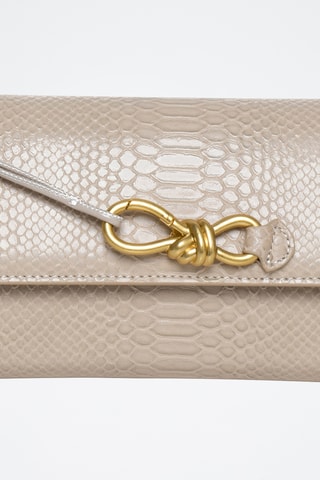 Pochette en cuir Cocktail - Beige