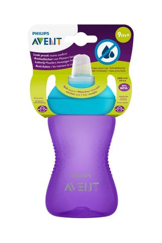 Garrafa anti fuga com bico macio - 300 ml - A partir dos 9 meses
