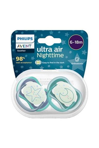 2 sucettes Mix Deco Nuit Ultra Air - 6 à 18 mois - Modèle aléatoire