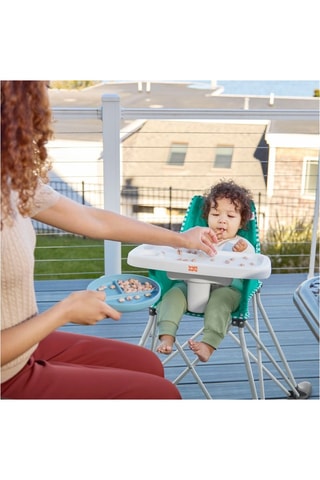 Chaise haute portable - Dès 6 mois - Jusqu’à 15 kg