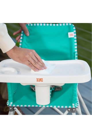 Chaise haute portable - Dès 6 mois - Jusqu’à 15 kg