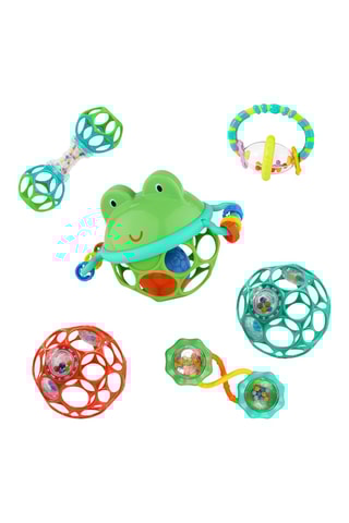 Hochets et jouets de dentition Little Shakers - Dès 3 mois - 6 pièces