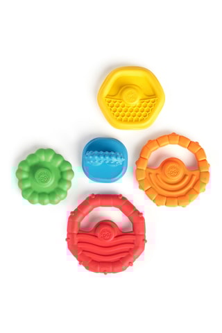 5 jouets de dentition Stack & Teethe - Dès la naissance