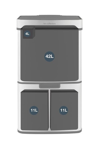 Afvalscheiding Emmer met Sensors  42 l en 2 x 11 l