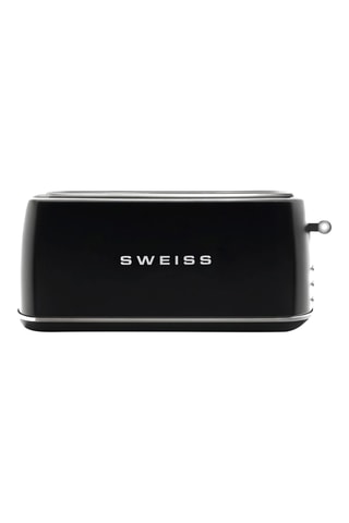 Broodrooster Vintage Zwart - 1500 W - 2 sleuven
