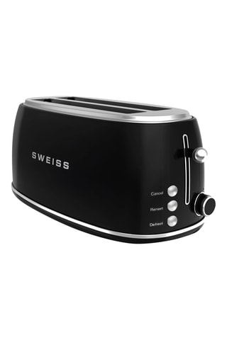 Broodrooster Vintage Zwart - 1500 W - 2 sleuven