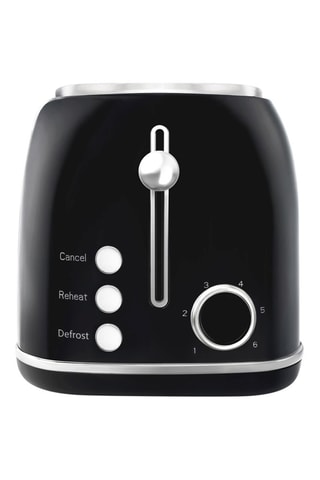 Broodrooster Vintage Zwart - 1500 W - 2 sleuven