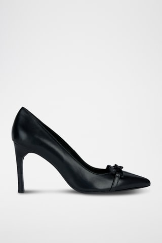 Escarpins en cuir nappa de mouton Faviola - Noir