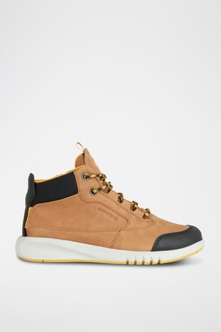 Baskets montantes en cuir Aeranter - Camel