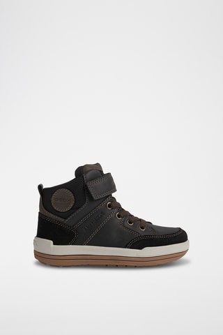 Baskets montantes en cuir Charz - Noir