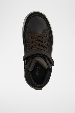Baskets montantes en cuir Charz - Noir