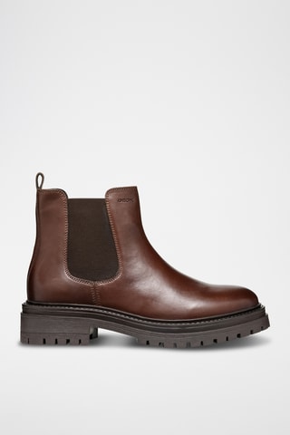 Bottines Chelsea en cuir nappa Iridea - Marron