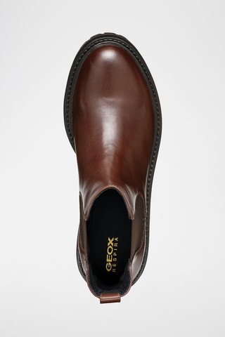 Bottines Chelsea en cuir nappa Iridea - Marron