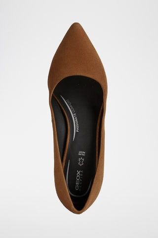 Escarpins en de chèvre nubuck Bigliana - Marron