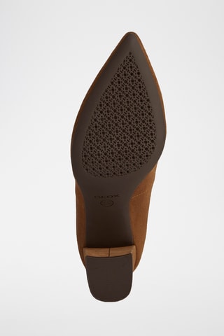 Escarpins en de chèvre nubuck Bigliana - Marron