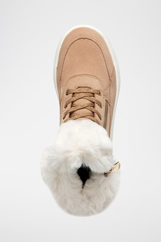 Bottines fourrées en nubuck Dalyla - Marron