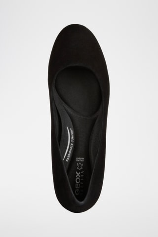 Escarpins en de chèvre nubuck Eleana - Noir
