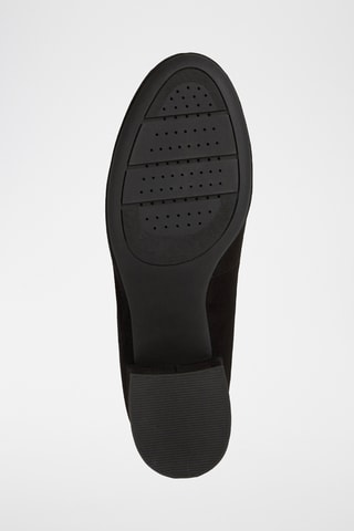 Escarpins en de chèvre nubuck Eleana - Noir