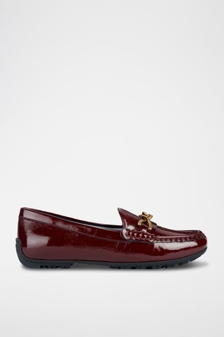 Mocassins en cuir verni Kosmopolis - Bordeaux