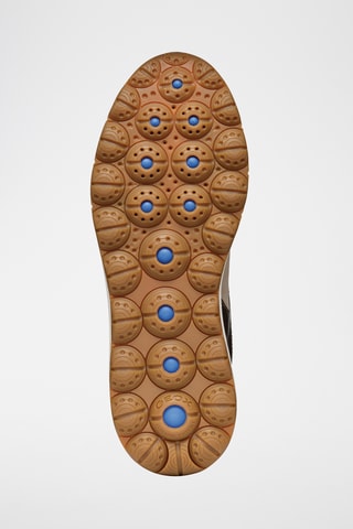 Baskets plateformes en cuir de veau Spherica - Taupe