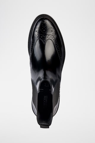 Bottines Chelsea en cuir Walk Pleasure - Noir