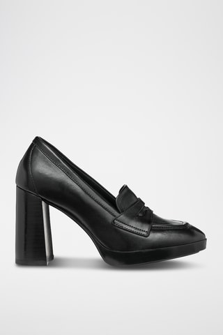 Escarpins en cuir Teulada - Noir