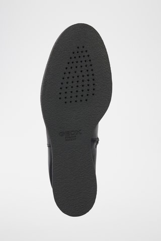 Bottines en cuir nappa Elidea - Noir