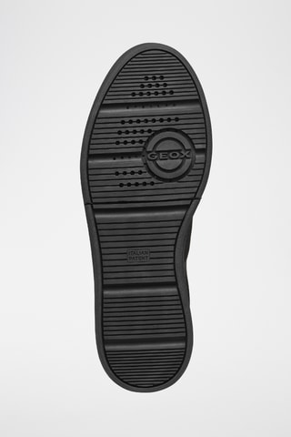 Baskets en cuir de veau nubuck Meleda - Noir