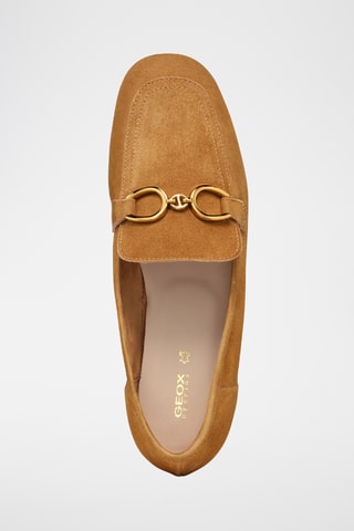 Mocassins en cuir de chèvre nubuck Dhyalma - Camel