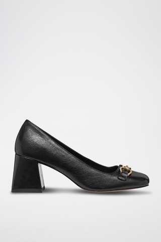 Escarpins en cuir de chèvre Coronilla - Noir