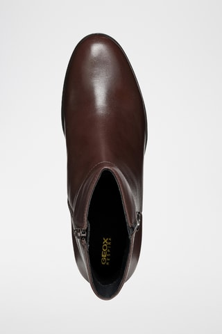 Bottines en cuir de veau Asheel - Marron foncé