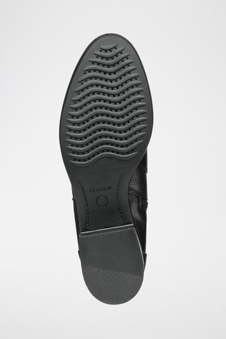 Bottines en cuir nappa Felicity - Noir