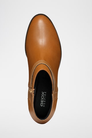 Bottines en cuir nappa Felicity - Camel
