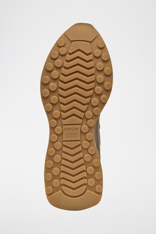 Baskets en cuir de veau nubuck Amabel - Taupe
