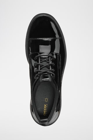 Derbys en cuir de veau verni Spherica - Noir