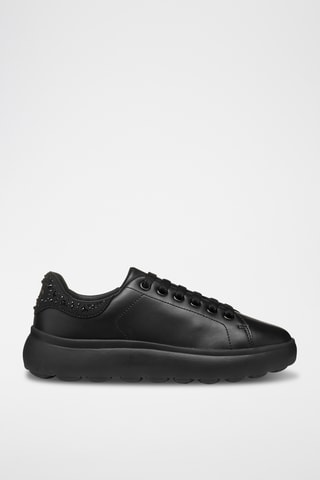 Baskets en cuir de veau Spherica - Noir