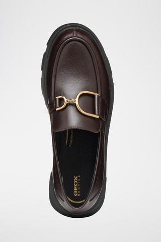 Mocassins en cuir de veau Vilde - Marron