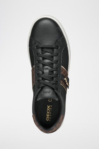 Baskets en cuir Spherica - Noir et marron