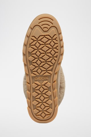 Bottines fourrées en cuir de veau nubuck Milleiny - Taupe