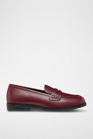 Mocassins en cuir de veau Cloridie - Bordeaux